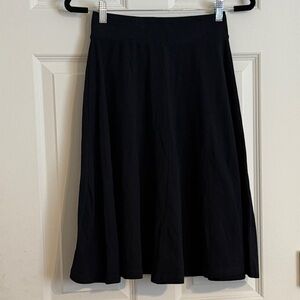 Topshop Classic Black A-Line Skirt